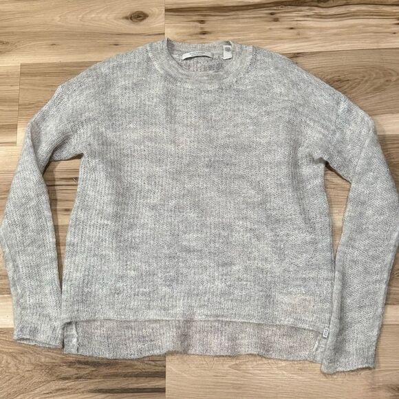 Scotch and Soda Grey Mohair Knit Lightweight Sweater Women’s Large - Picture 1 of 3
